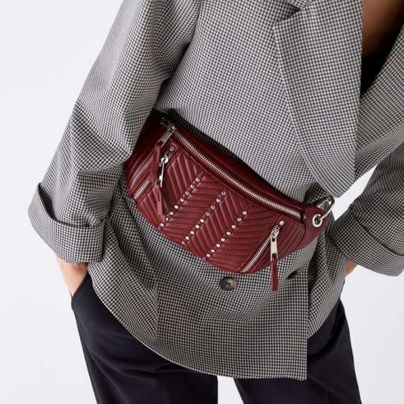 Zara Handbags - NWT • Zara • Belt Bag with Zippers